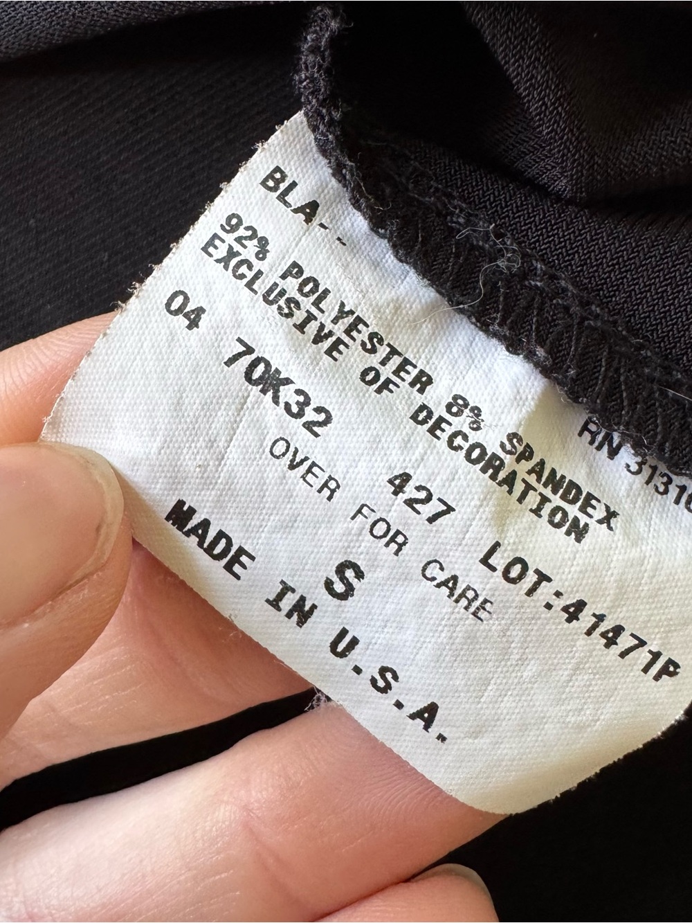 Vintage AGB V-Neck Batwing Top - Picture 5 of 7